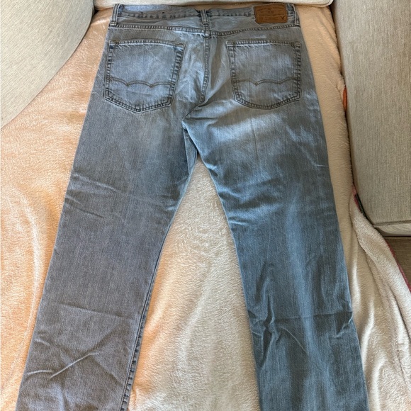 American Eagle Outfitters Light Blue Straight Jeans - Picture 3 of 5